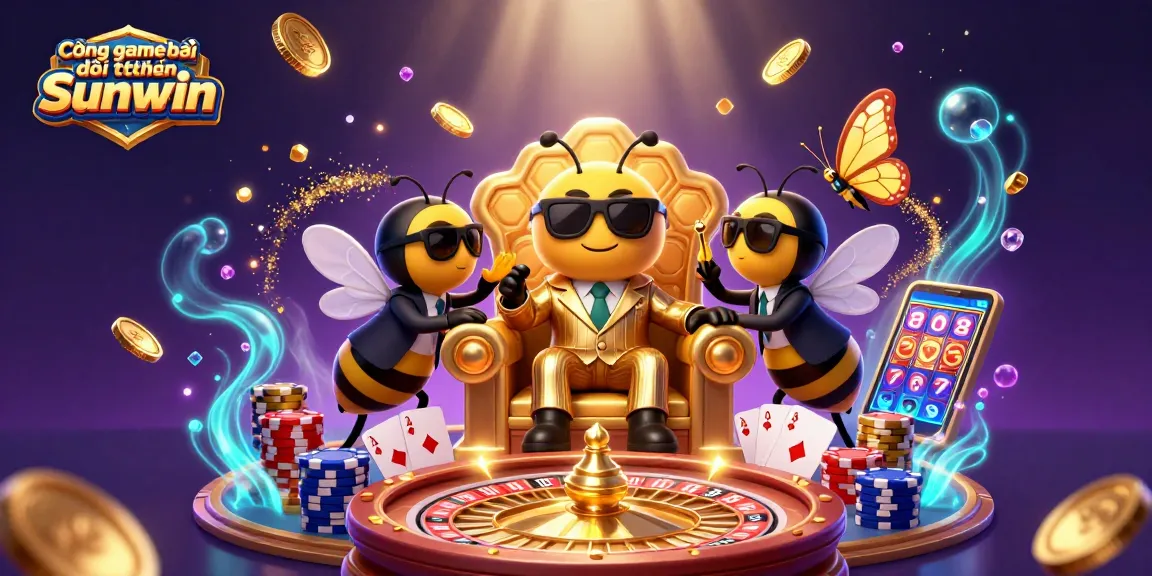 Experience exciting moments at the Cổng game bài đổi thưởng Sunwin with animated characters in a lively environment.