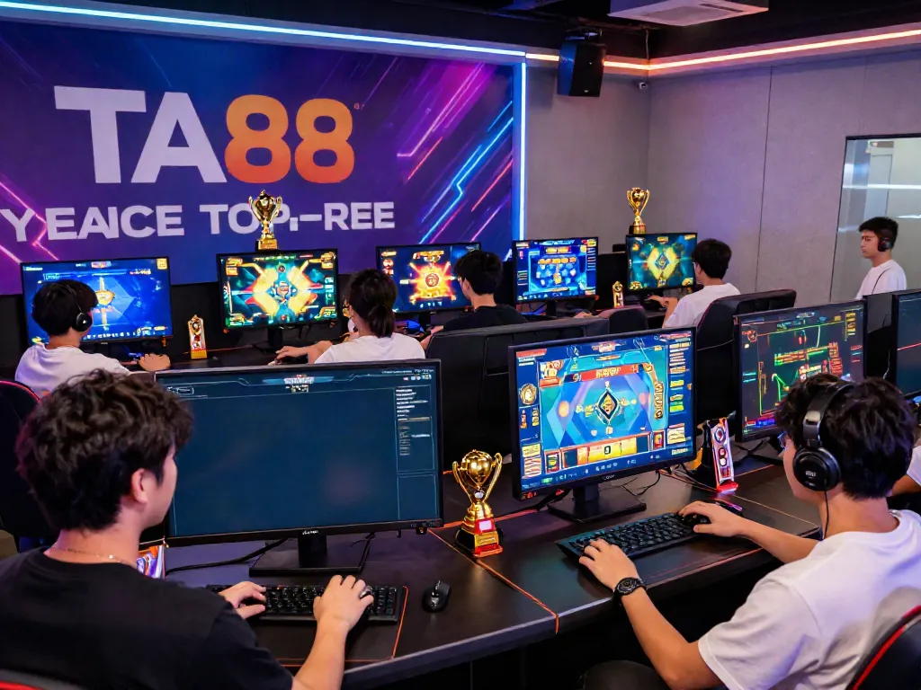 Players enjoying a variety of casino games at TA88, showcasing a fun gaming atmosphere.