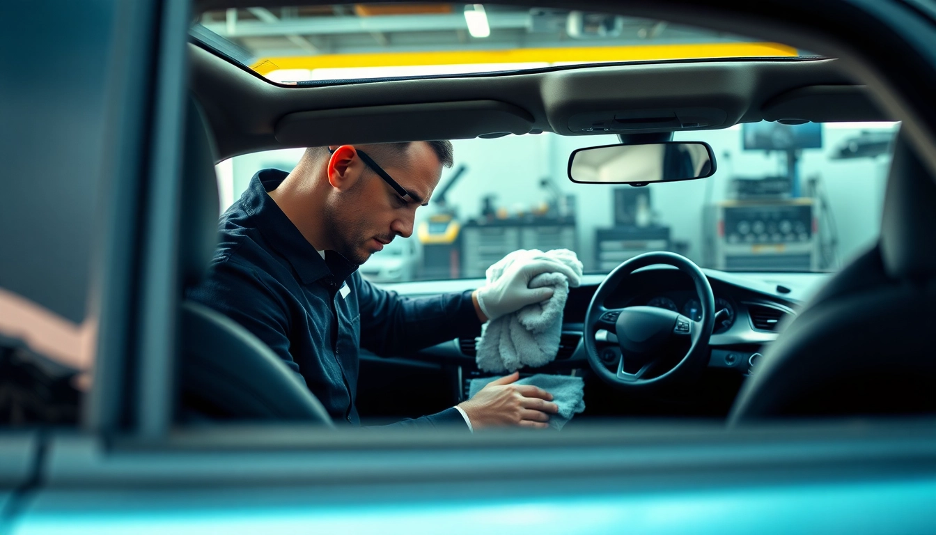 Leasing Rückläufer Aufbereitung durch professionelle Autoaufbereitung mit gründlichem Reinigungsteam.