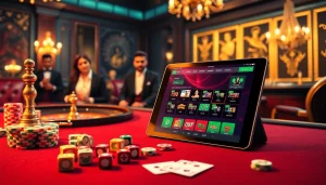 U888 poker chips on a casino table capturing high-stakes gaming excitement.