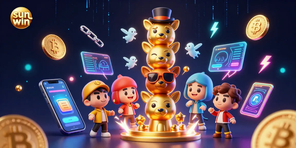 Experience thrilling wins at sun win with vibrant 3D casino characters and electrifying elements.